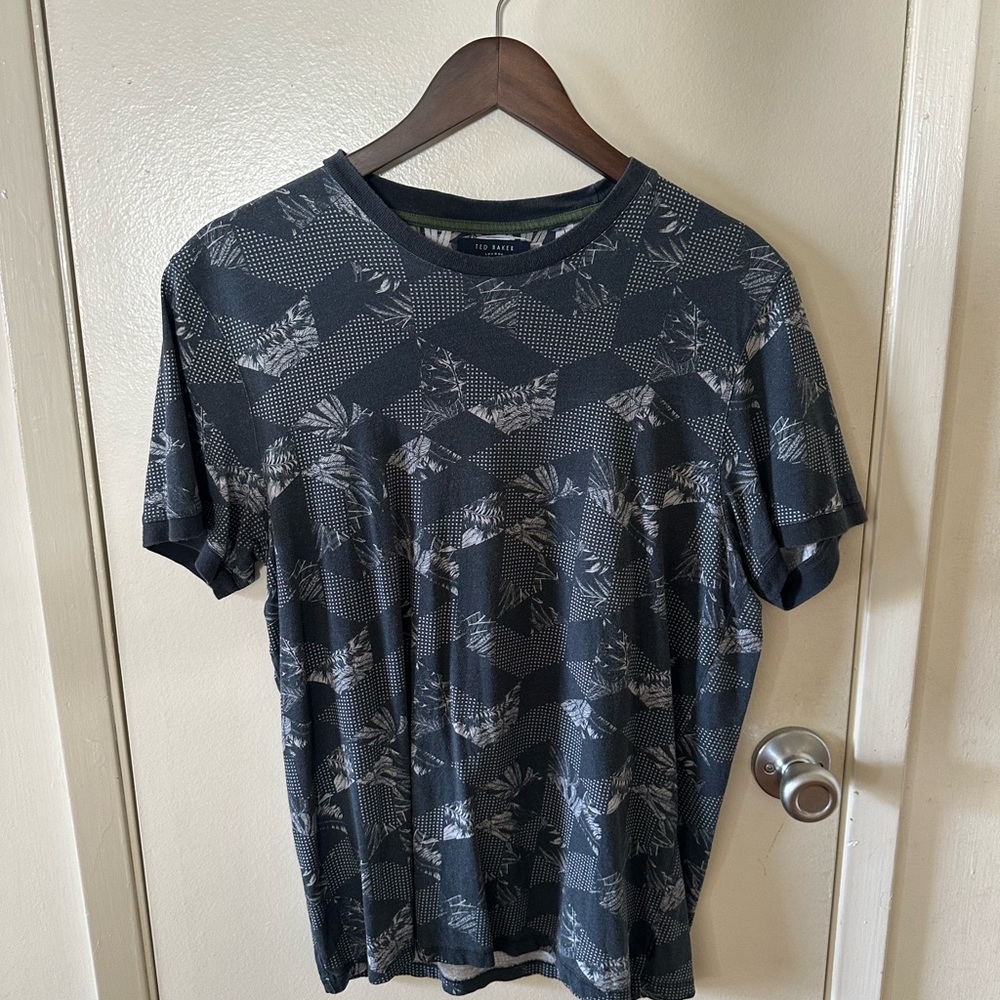 Ted Baker London Black Short Sleeve Tee
